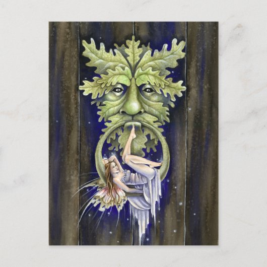 Greenmans deur briefkaart (Voorkant)