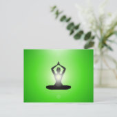 GreenMe Zen Meditation Briefkaart (Staand voorkant)