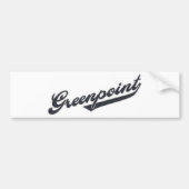 Greenpoint Bumpersticker (Voorkant)