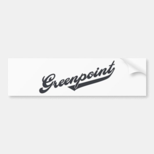 Greenpoint Bumpersticker (Voorkant)
