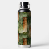 Greens and Brown Paint Wash Waterfles (Achterkant)