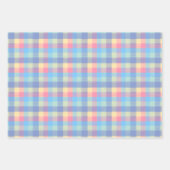 Greens Blues en Golds Plaid Inpakpapier Vel (Voorkant 3)