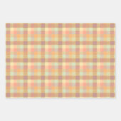Greens Blues en Golds Plaid Inpakpapier Vel (Voorkant)