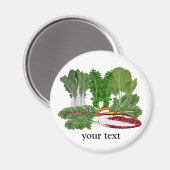 Greens Veggie Lovers Vegetables Magneet (Voorkant / Achterkant)