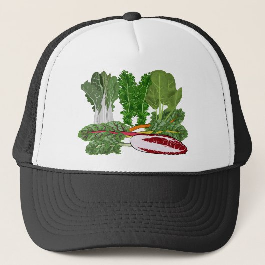 Greens Veggie Lovers Vegetables Trucker Pet (Voorkant)