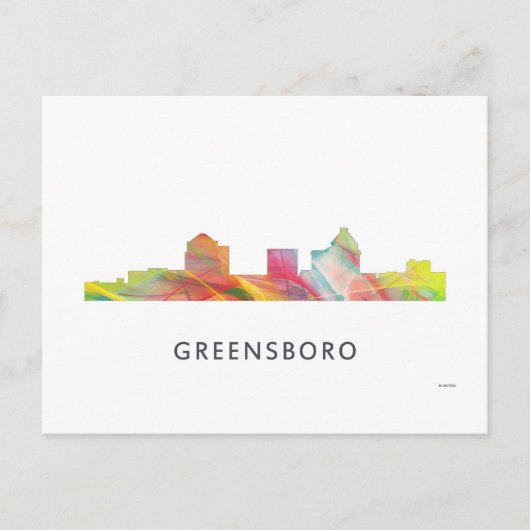 GREENSBORO, NC WB1 BRIEFKAART (Voorkant)