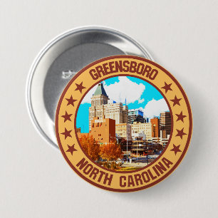 Greensboro Ronde Button 7,6 Cm