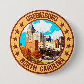 Greensboro Ronde Button 7,6 Cm (Voorkant)
