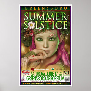 Greensboro Summer Solstice 2017 Souvenir Poster