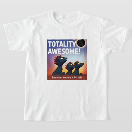 Greensboro "Totality" Geweldige Alien Party T-shirt (Laagn)