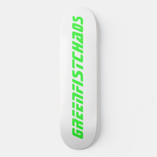 GREENSKATECHAOS SKATEBOARD (Voorkant)