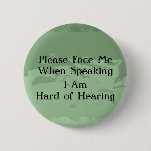 Greentone Hard Hearing Button