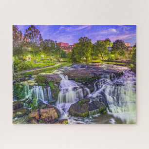 Greenville, South Carolina Reedy River Downtown Legpuzzel
