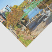 Greenville, South Carolina Reedy River Tissuepapier (Detail)
