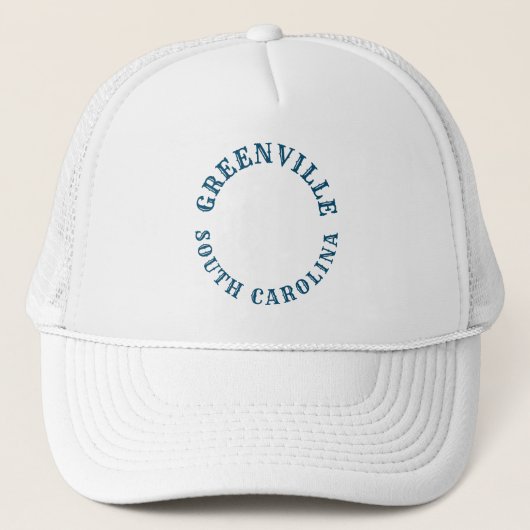 Greenville, South Carolina Trucker Pet (Voorkant)