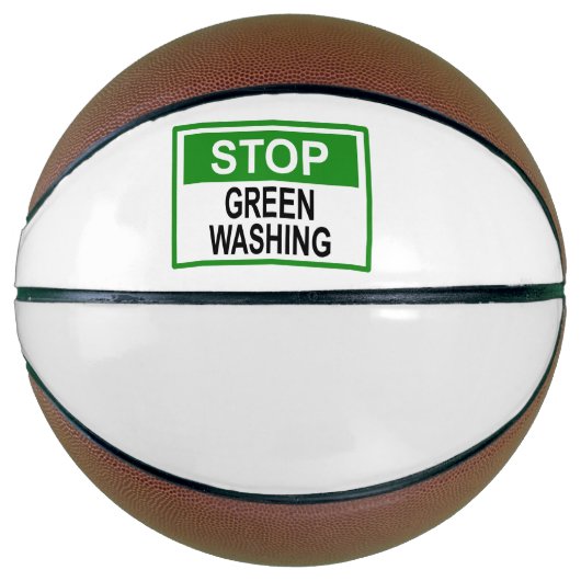 Greenwash-out stopzetten basketbal (Voorkant)
