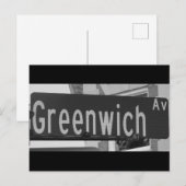 Greenwich Ave, Greenwich, CT Briefkaart (Voorkant / Achterkant)