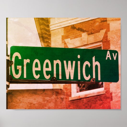 Greenwich Ave, Greenwich, CT Poster (Voorkant)