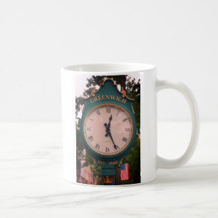 Greenwich Avenue Post Clock, Greenwich, CT Koffiemok