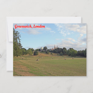 Greenwich Park, London Card
