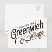 Greenwich Village Briefkaart (Voorkant / Achterkant)