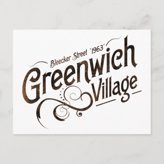 Greenwich Village Briefkaart (Voorkant)