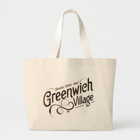 Greenwich Village Grote Tote Bag (Voorkant)