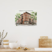 Greenwich Village Manhattan Poster (Keuken)