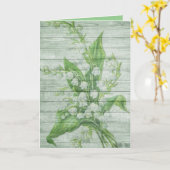 Greenwood fleurit la carte de voeux (Fleur jaune)