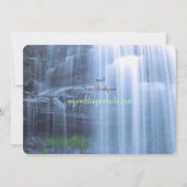 Greeny Natuur bruiloft Kaart (Achterkant)