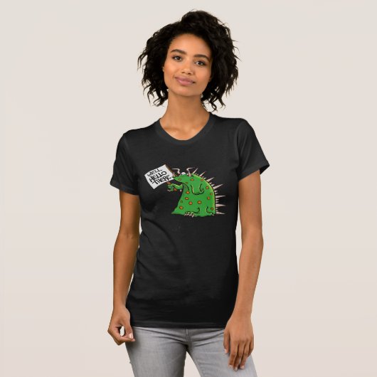 Greep Bella Canvas T-Shirt Dames knippen (Voorkant volledig)