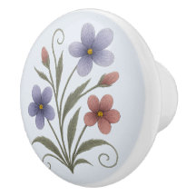 Greep in Keramiek gedachte wilde bloem