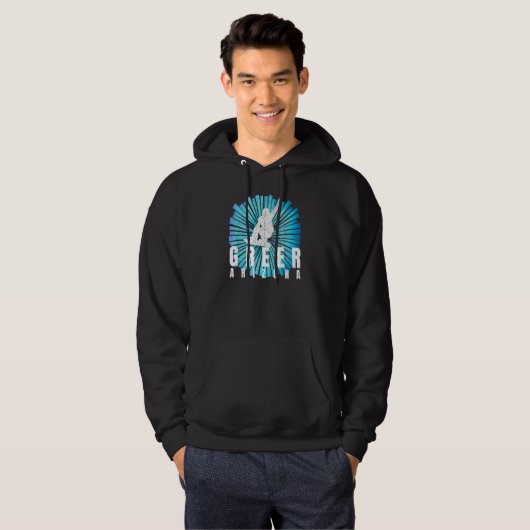 Greer Arizona Extreme Snowboarder Jump Greer AZ Sn Hoodie (Voorkant volledig)