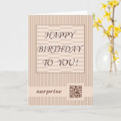 Greeting Card.Happy Birthday Brandon! Kaart (Gele Bloem)