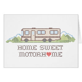 Greeting Card - Home Sweet Motor Home