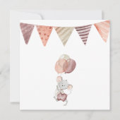Greeting Card - Little Mouse With Balloons Kaart (Voorkant)