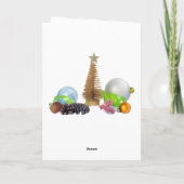 greeting christmas  card kaart (Achterkant)