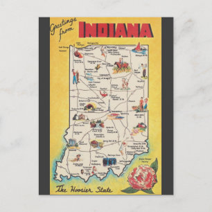 Greeting from Indiana  briefkaart