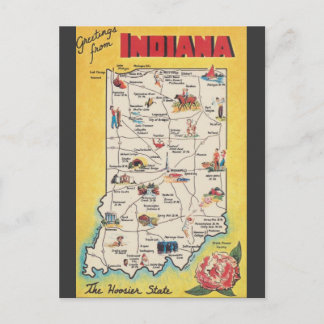 Greeting from Indiana briefkaart