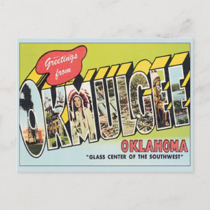 Greeting from Okmulgee Oklahoma Briefkaart