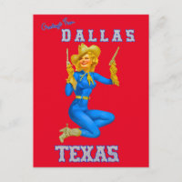 Greeting of Dallas Texas Briefkaart