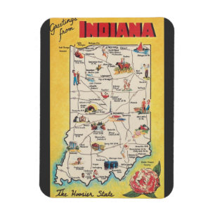 Greeting of Indiana magnet Magneet