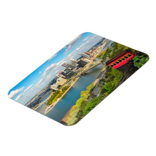 Greeting of Pittsburgh PA Holiday Magneet (Linkerzijde)