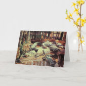 Greetingcard met John Singer Sargent schilderen Kaart (Gele Bloem)