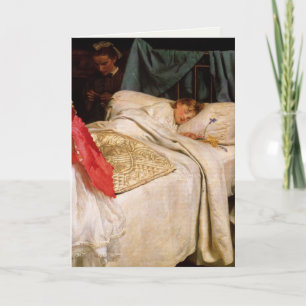 Greetingcard met schilderij van John Everett Milla Kaart
