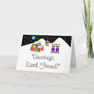 GREETINGS, AARDE VRIEND! KAART