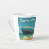 "Greetings From ARC Honor" Latte Mug (Angle gauche)