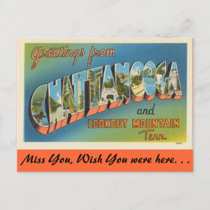 Greetings from Chattanooga Briefkaart