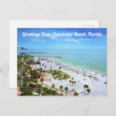 Greetings from Clearwater Beach, Florida Briefkaar Briefkaart (Voorkant / Achterkant)
