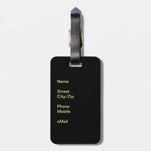 Greetings from Florida Bagagelabel (Achterkant verticaal)